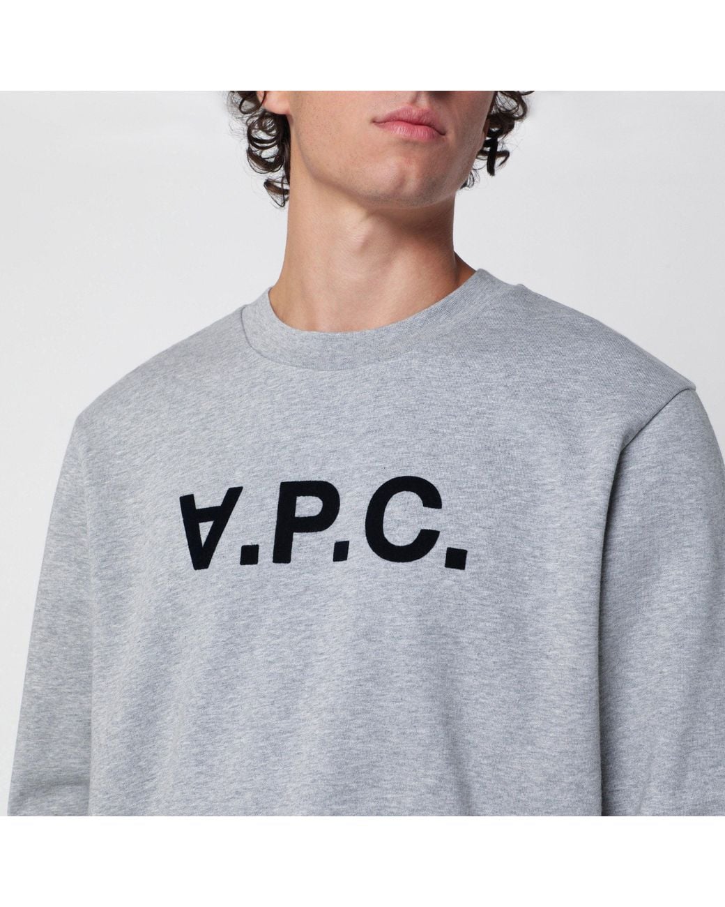 A.P.C. Gray Standard Grand Vpc Cotton Sweatshirt for men