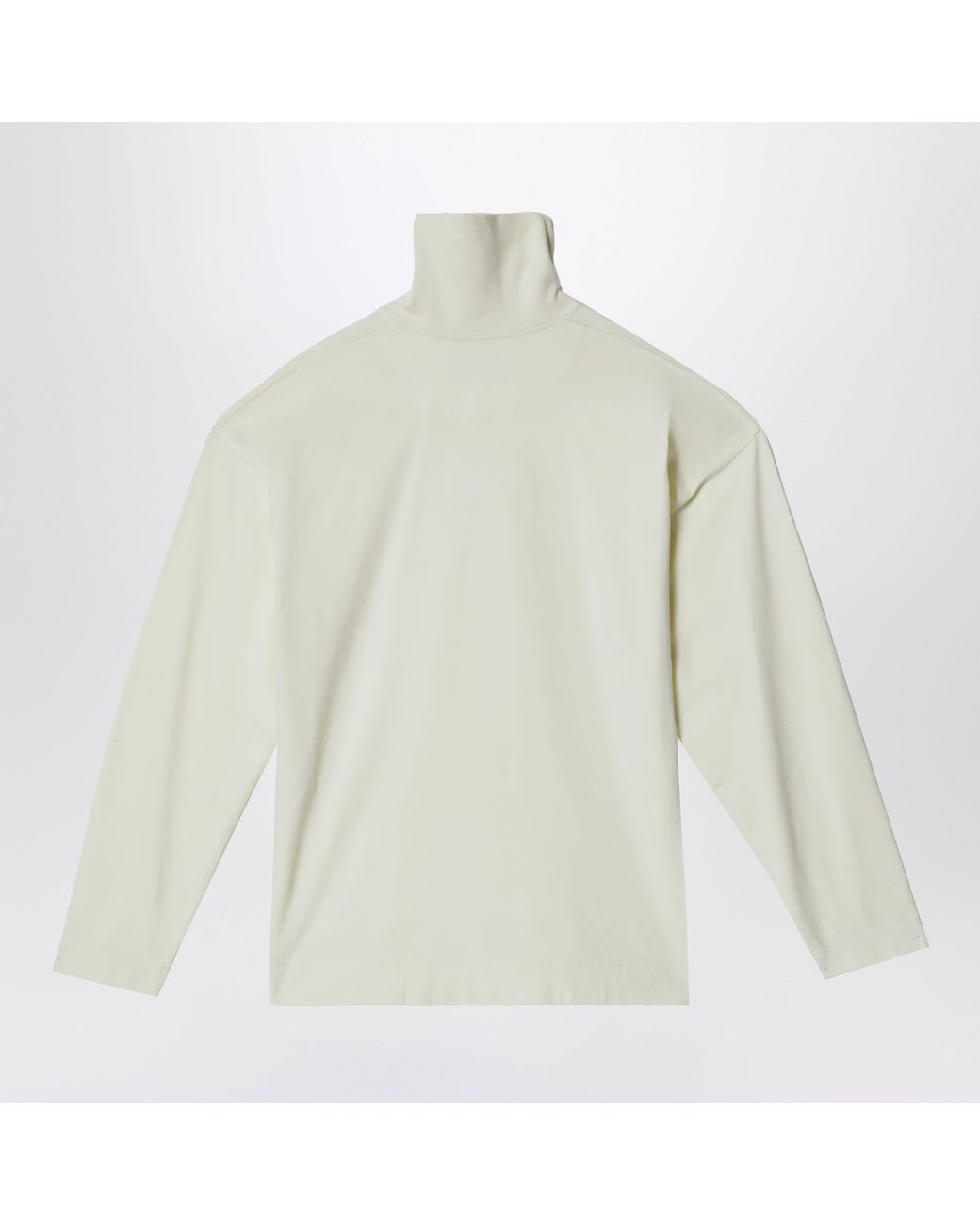 Phoebe Philo White Relaxed Long Sleeve Jersey
