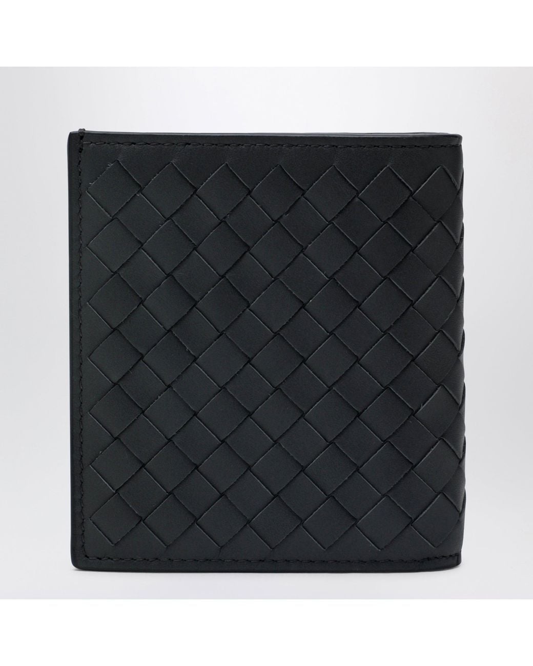Bottega Veneta Black Slate Bi-Fold Wallet for men