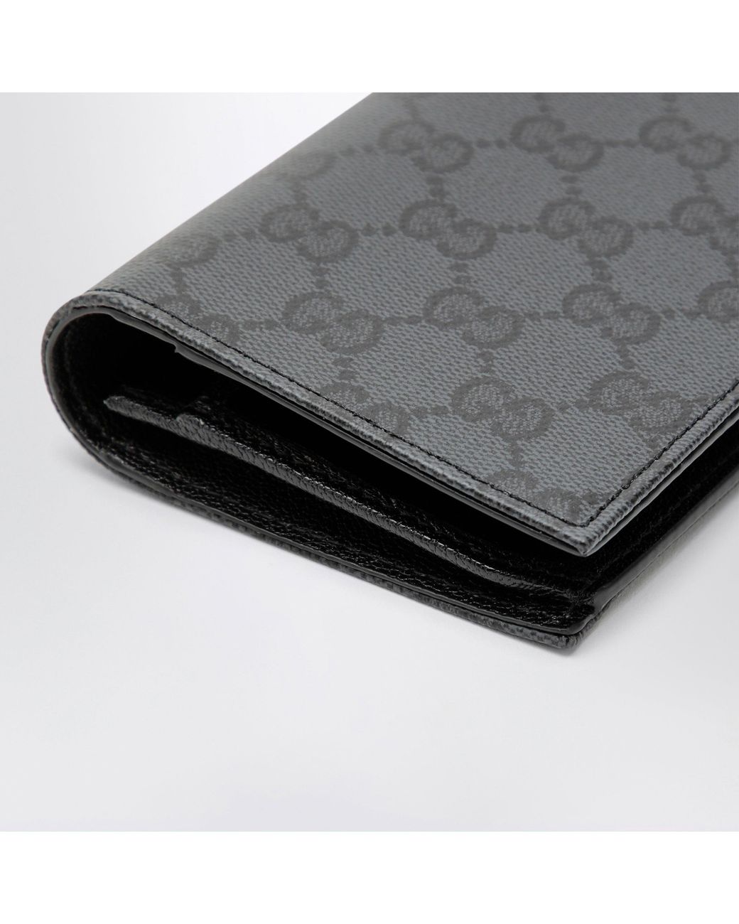 Gucci Black Essence Classic Long Wallet for men
