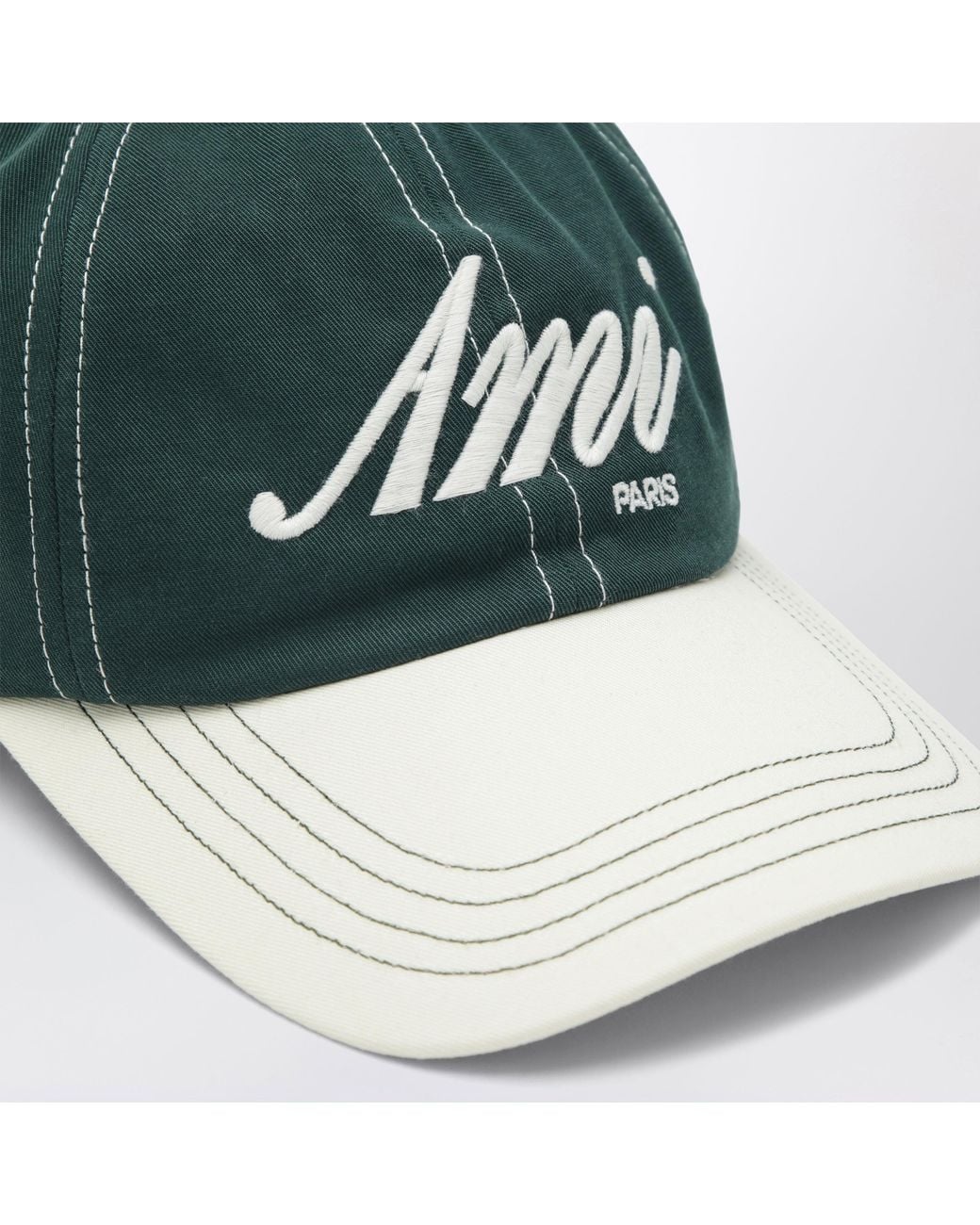 AMI Green Signature Cotton Cap for men