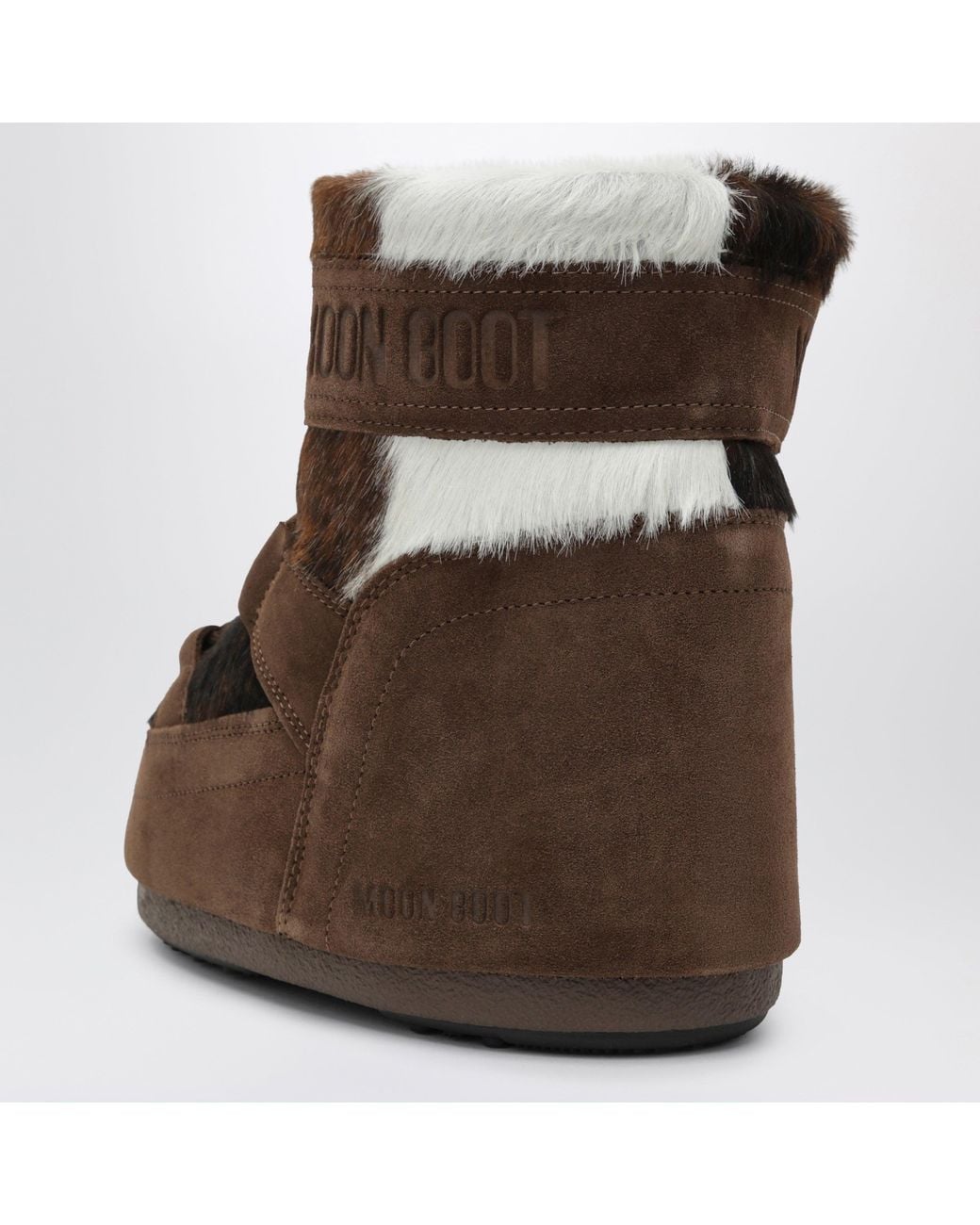 Moon Boot Brown Icon Low Archive 1985 Pony Hair Mini Boots
