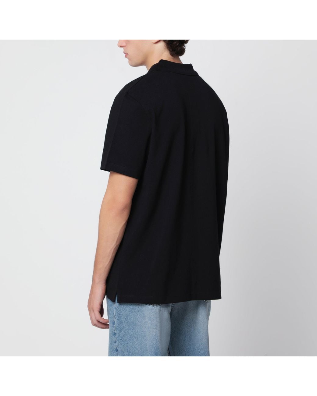 Polo Nera di A.P.C. in Black da Uomo