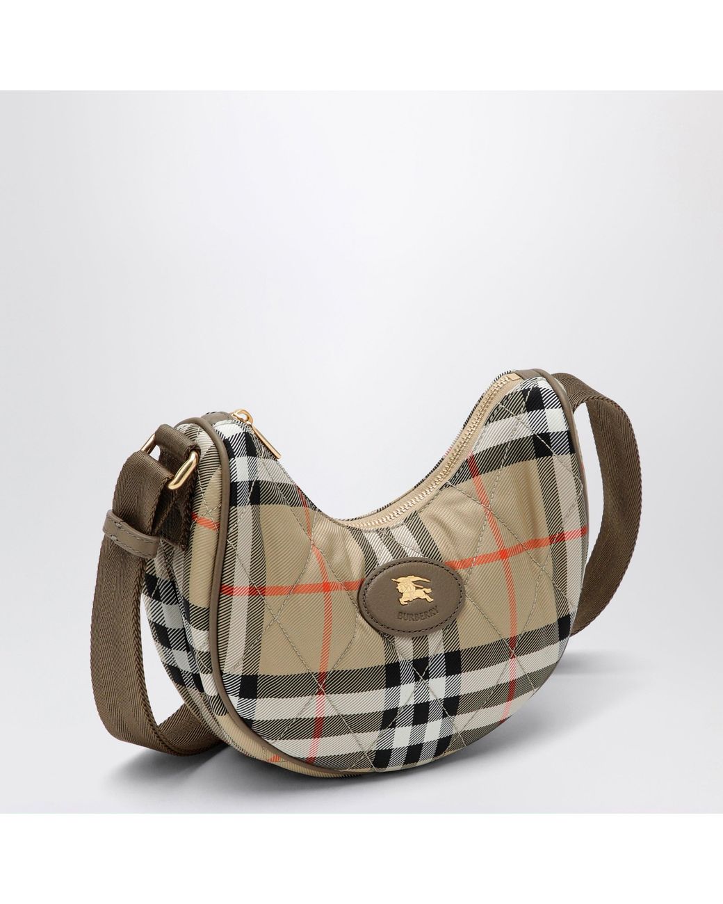 Borsa A Tracolla Horseshoe di Burberry in Gray