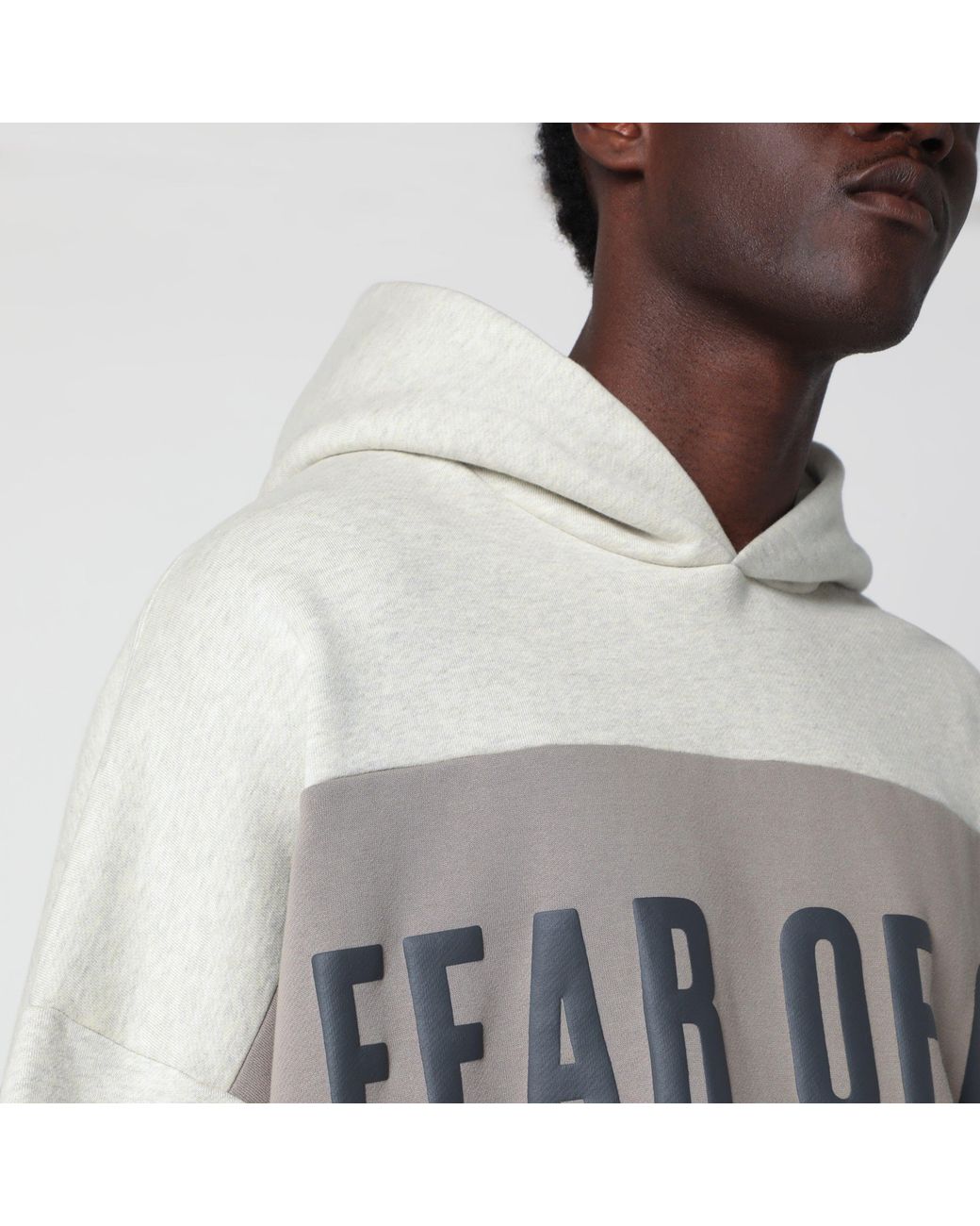 Fear Of God Gray Vanilla Cotton Fleece Sweatshirt for men