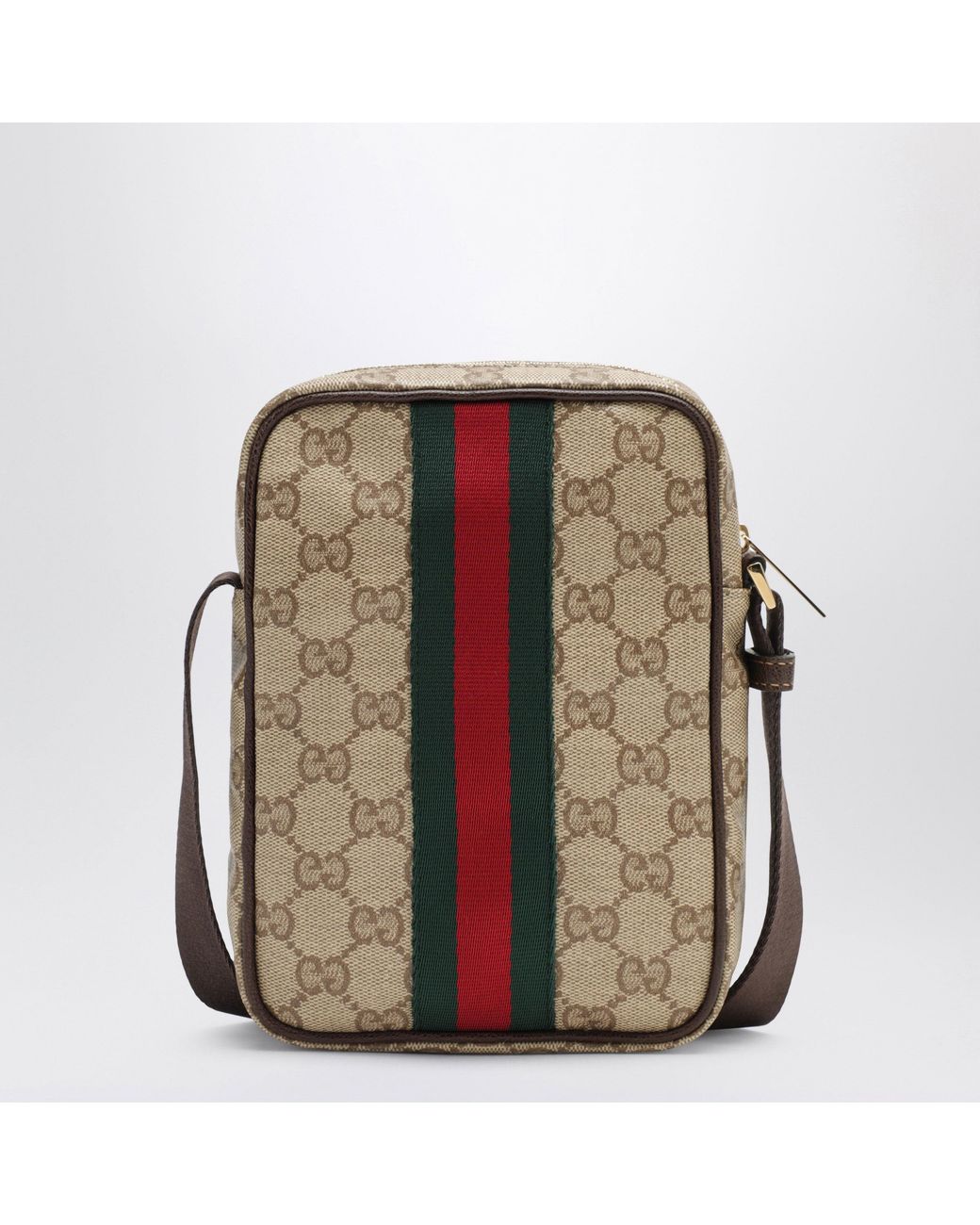 Gucci Natural Mini Gg Bag With Web Stripe for men