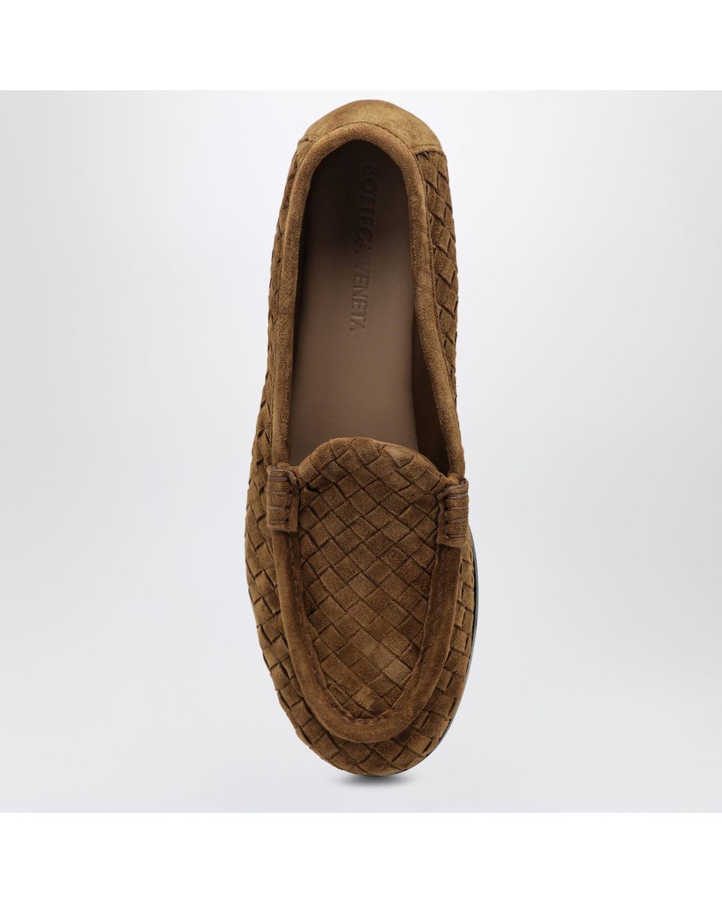 Bottega Veneta Brown Caramel Silenzio Loafers