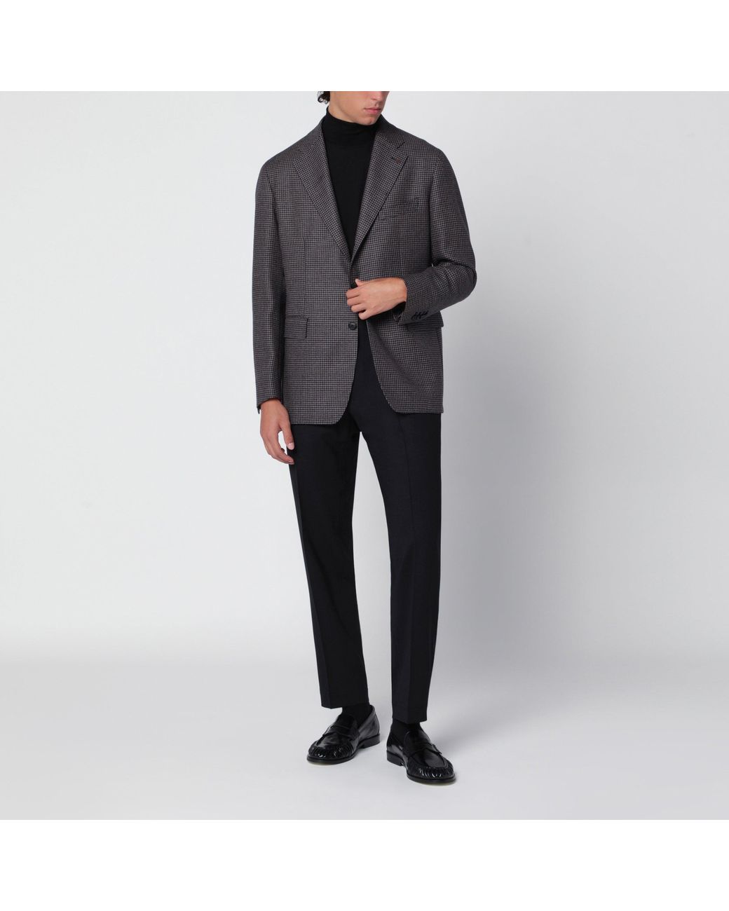 Santaniello Black Trousers for men