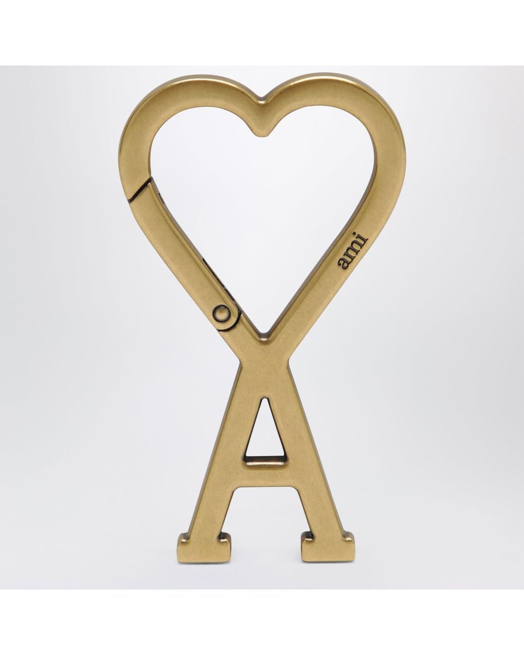 AMI Metallic Ami De Caur Keyring With-Tone Clasp for men