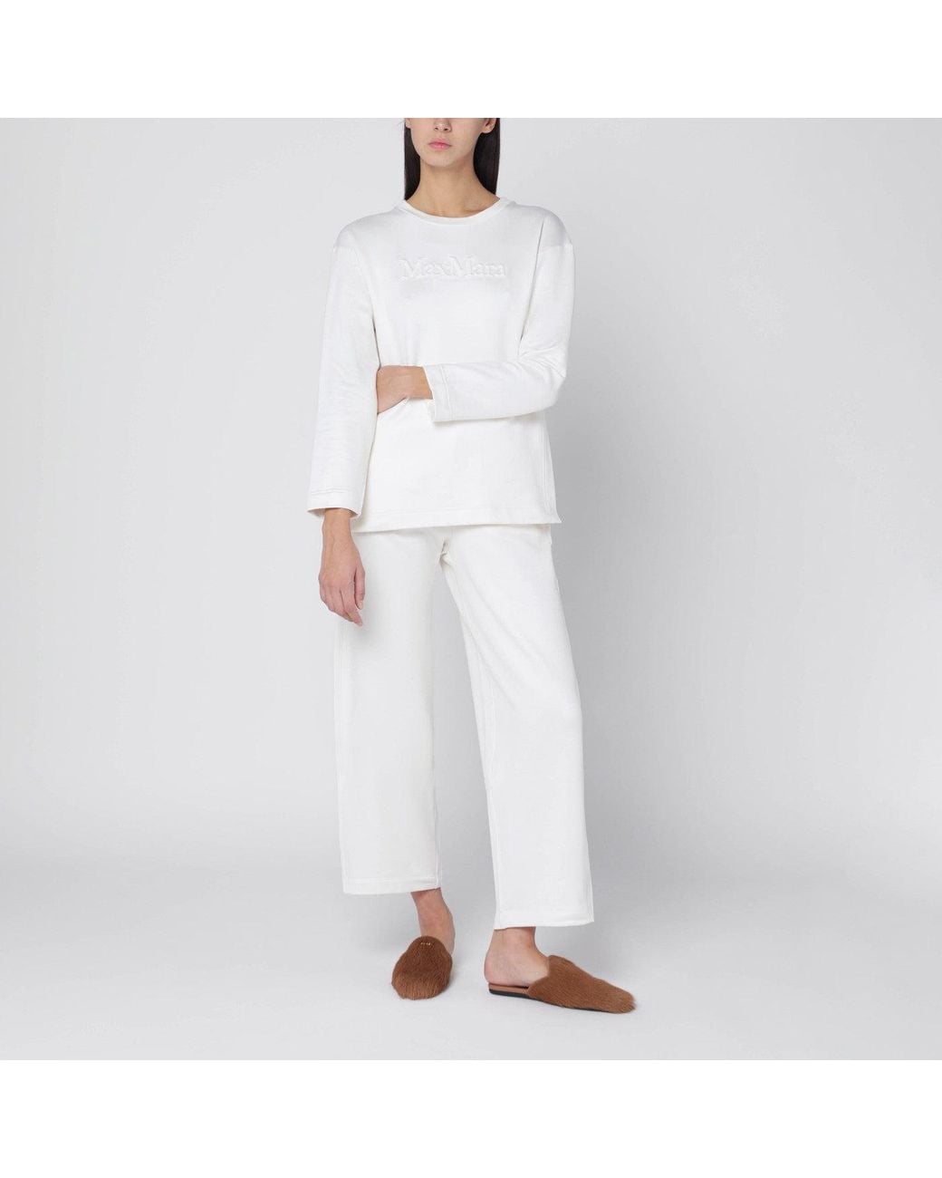 Max Mara White Sweatshirt