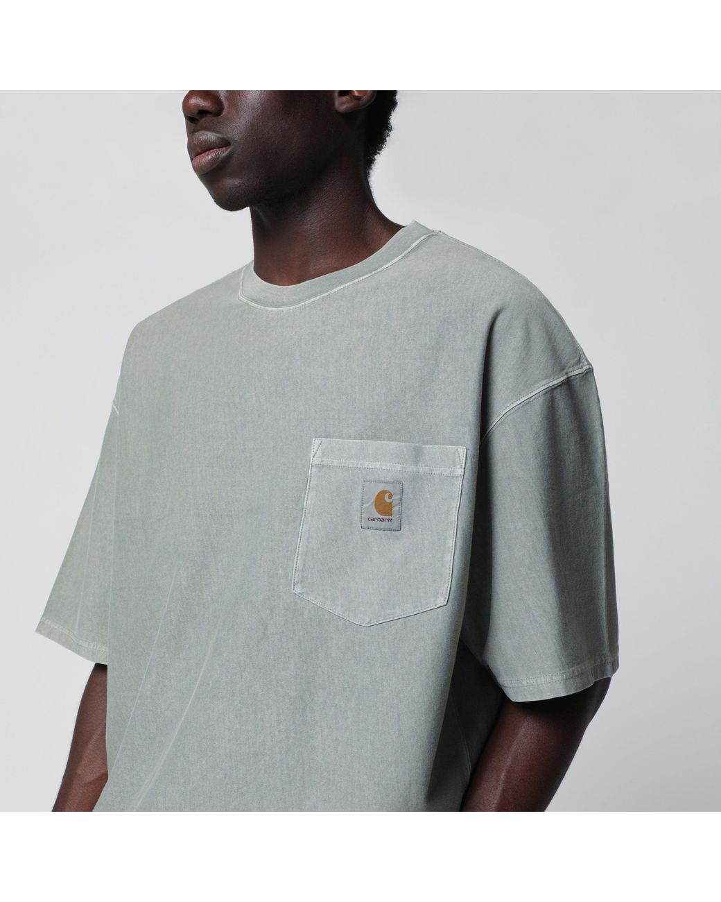 Carhartt Gray Loose Pocket T-Shirt for men