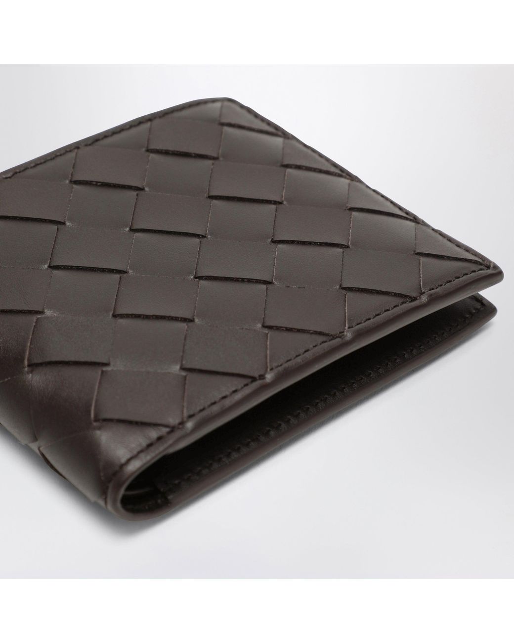 Bottega Veneta Black Fondant Intrecciato Wallet for men