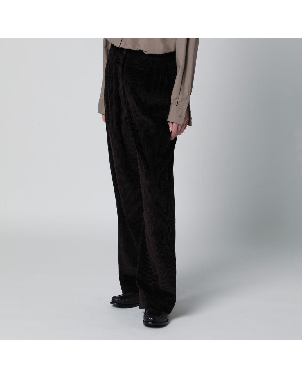 Frankie Shop Black Norstrand Corduroy Trousers
