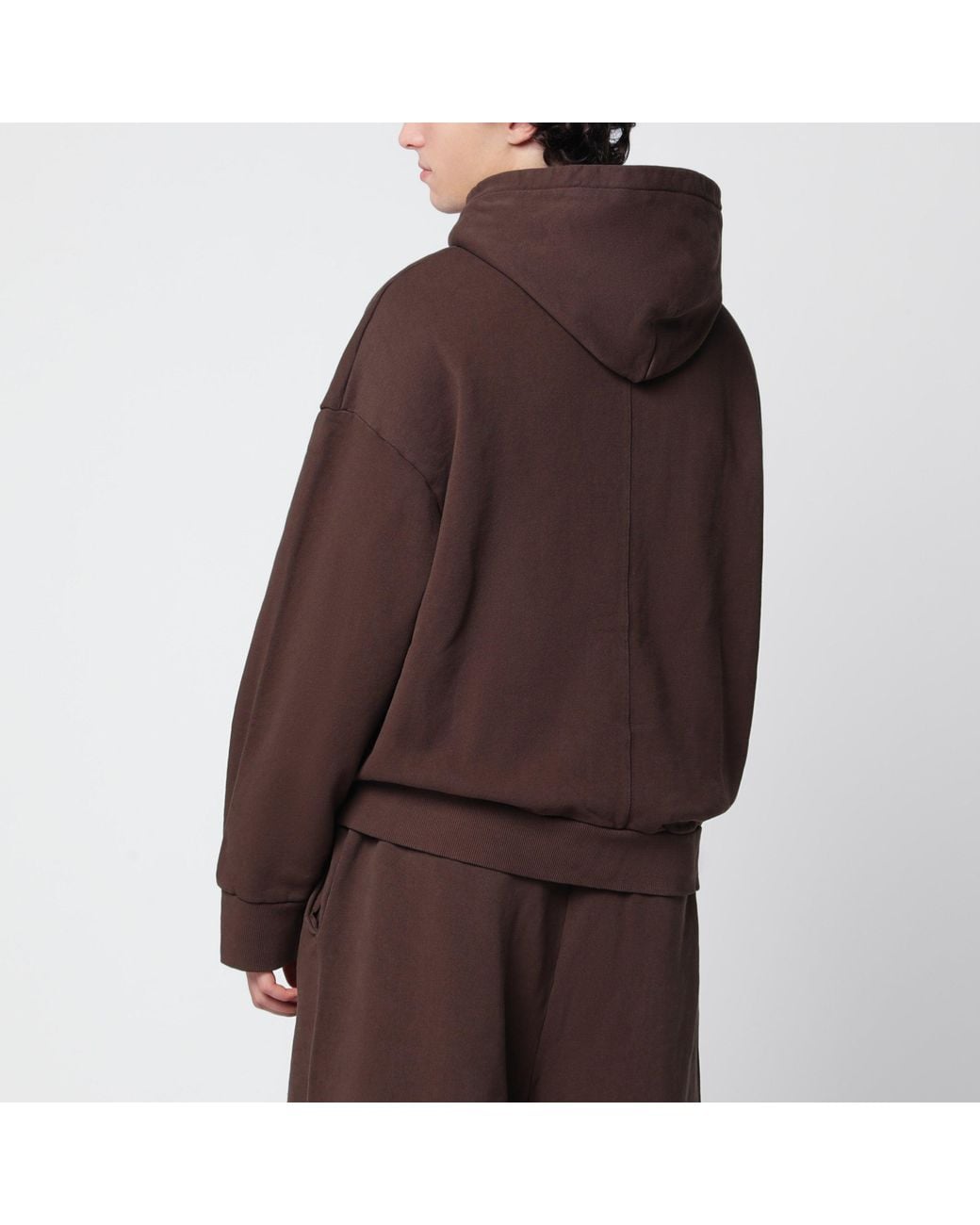 Entire studios Brown Thermal Hood V2 Hoodie for men