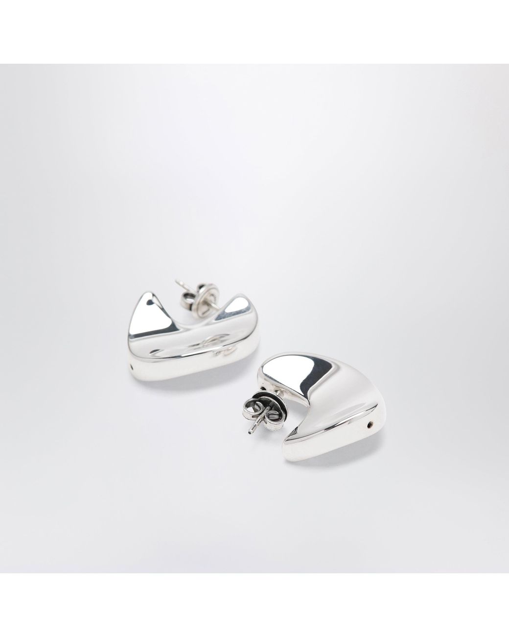 Bottega Veneta White Sterling Earrings
