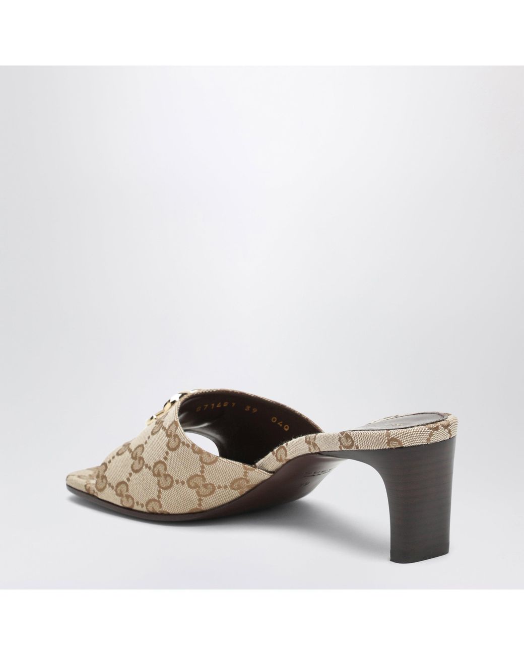 Gucci Brown Double G Slider Sandals