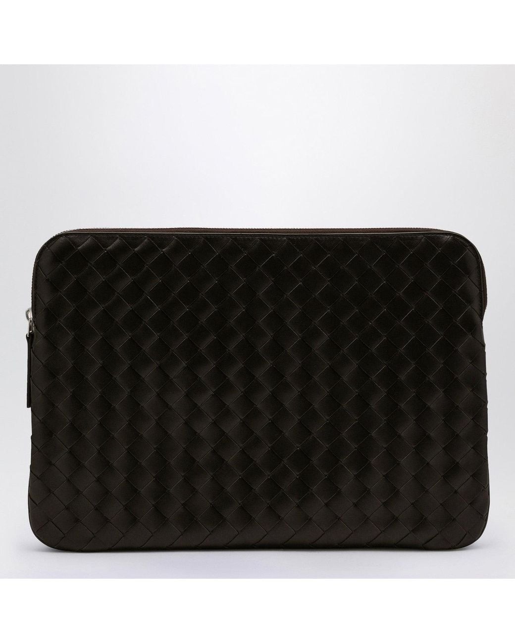 Bottega Veneta Black Getaway Fondente Intrecciato Document Holder for men
