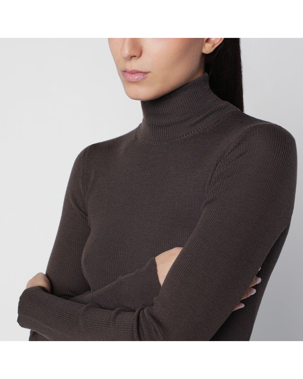 Max Mara Black Turtleneck Sweater