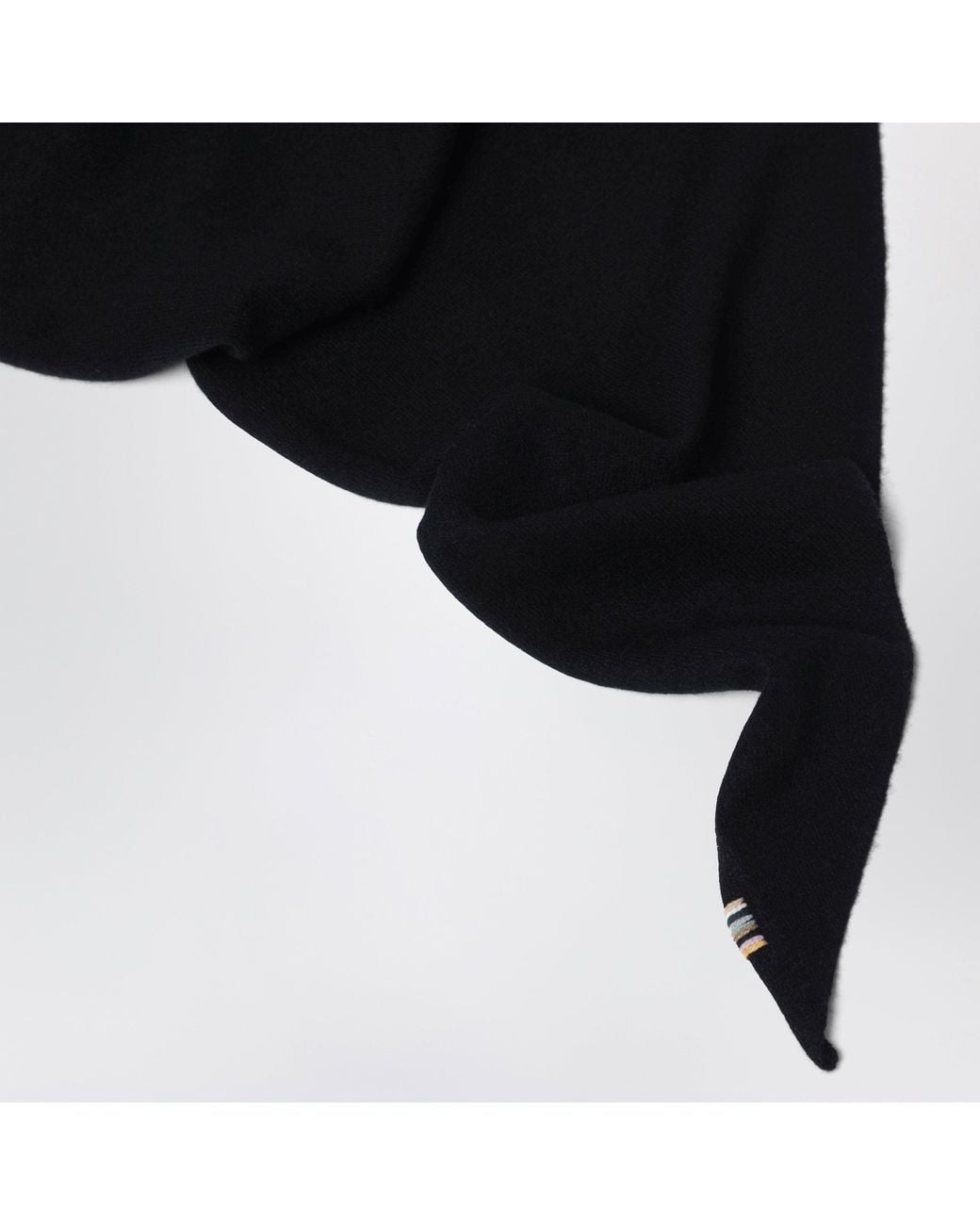 Extreme Cashmere Black Triangular Cashmere Scarf