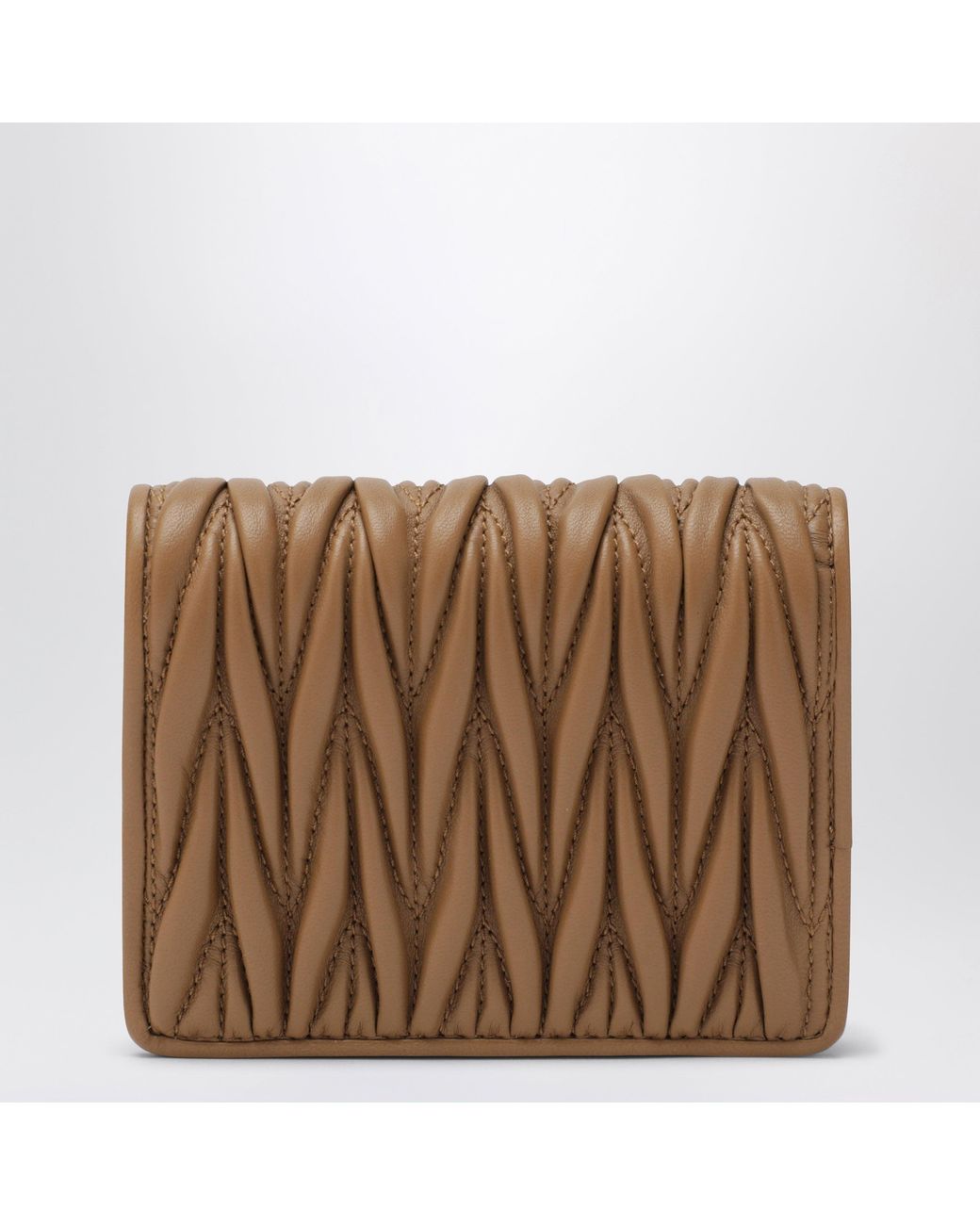 Miu Miu Brown Caramel Wallet
