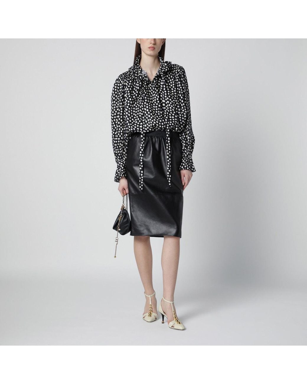 Chloé Black Pencil Skirt