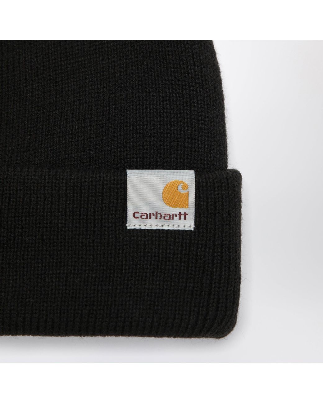 Carhartt Black Stratus Hat Low Beanie for men