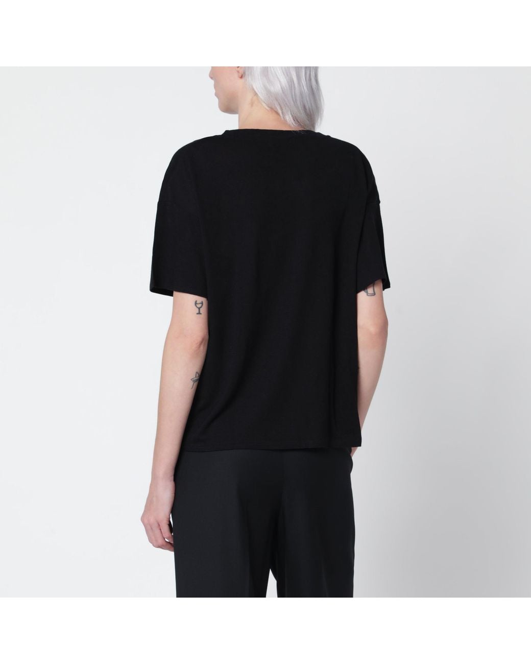 Loulou de Saison Black Ezra T-Shirt