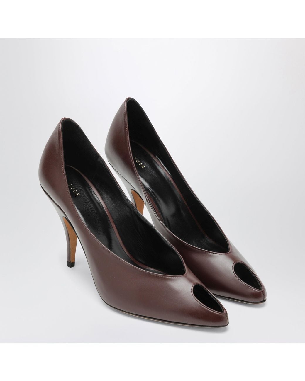 Jude Brown Barolo Pumps With Toe Cut-Out