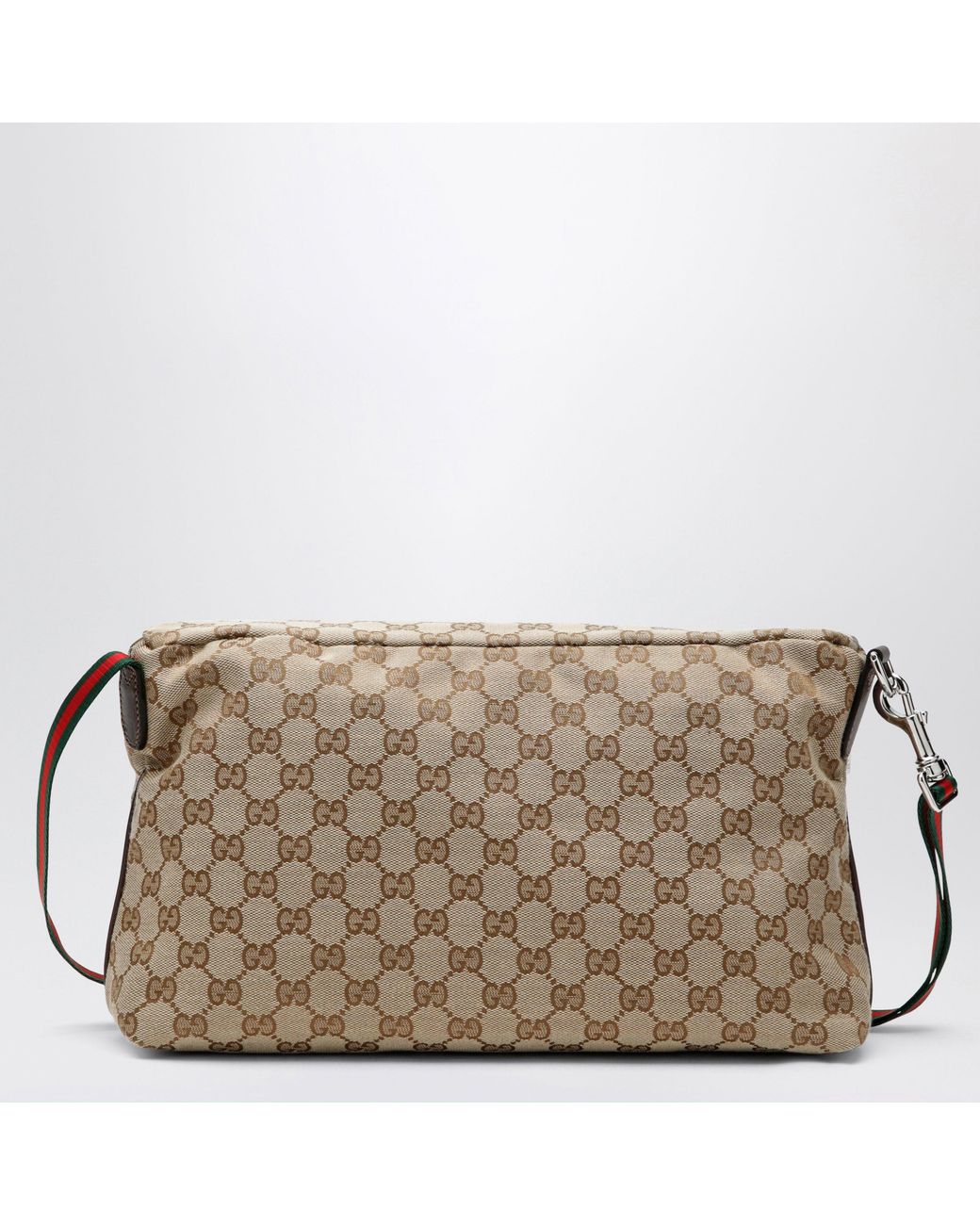Gucci Metallic Tag Medium Gg Canvas Crossbody Bag for men
