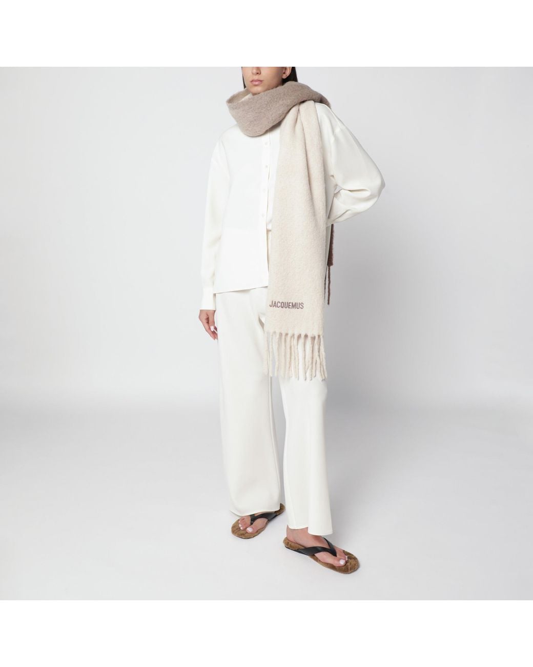 Sciarpa Moisson di Jacquemus in Natural