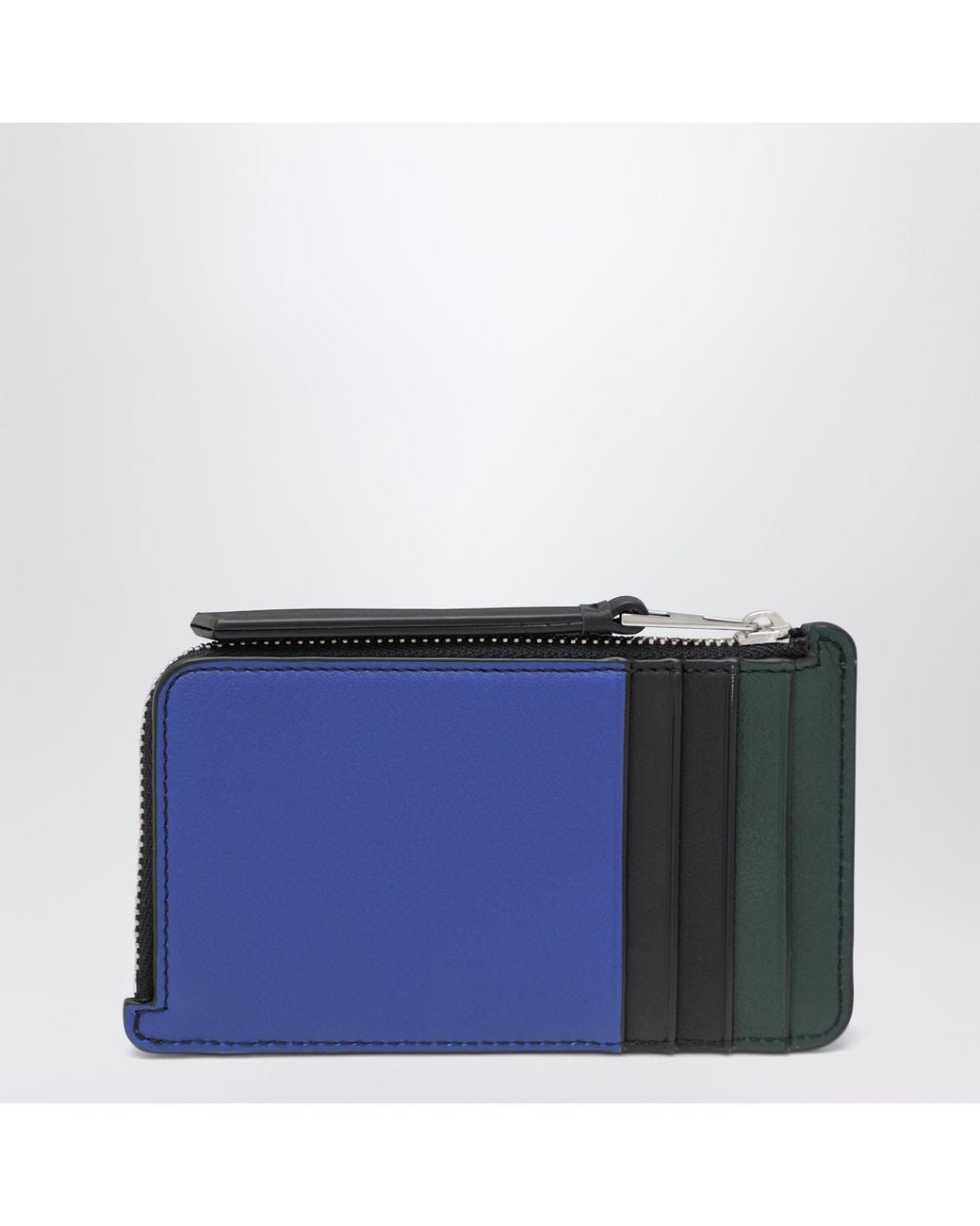 Loewe Blue Puzzle And Calfskin Cardholder And Coin Purse for men