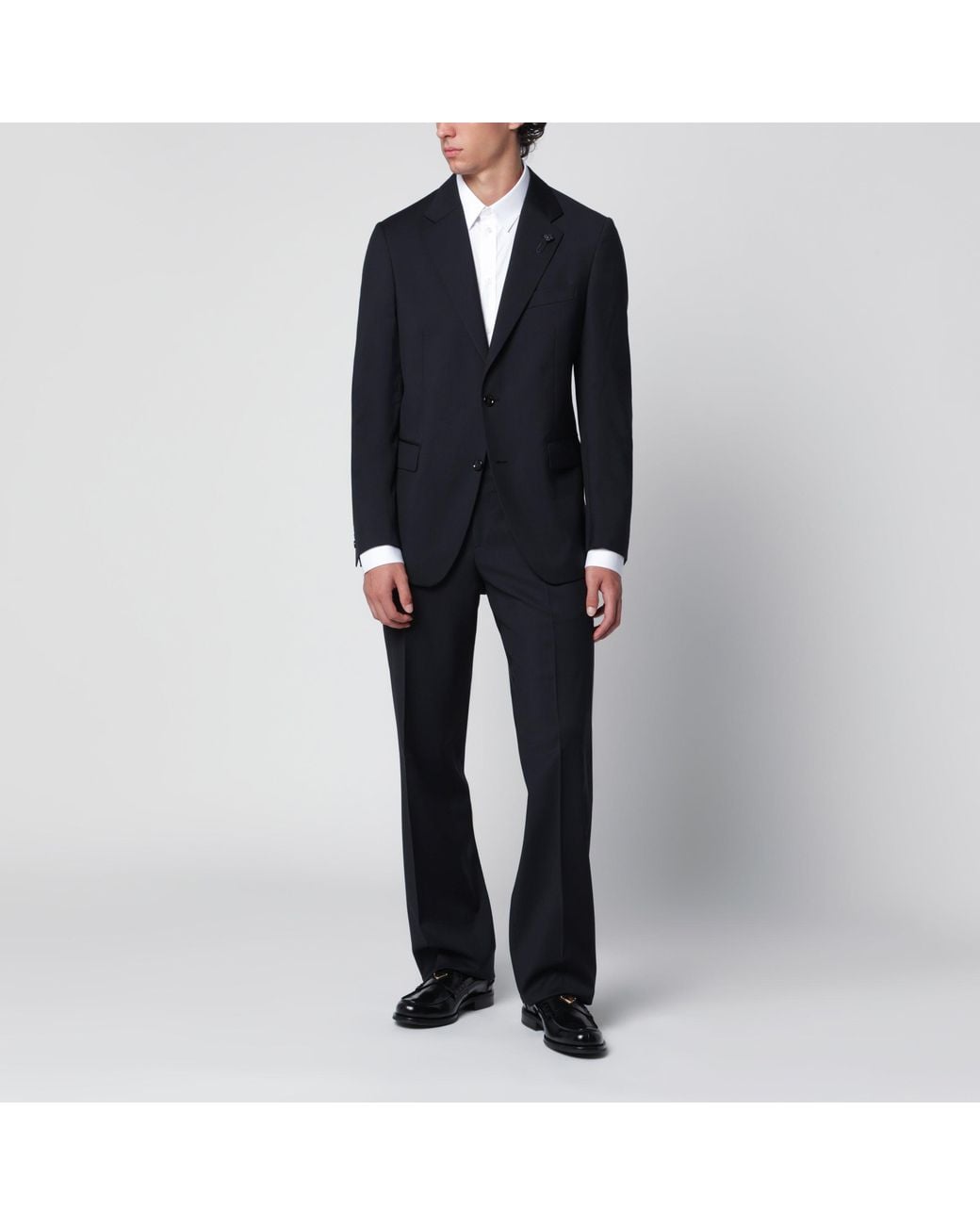 Lardini Blue Single-Breasted Jacket for men