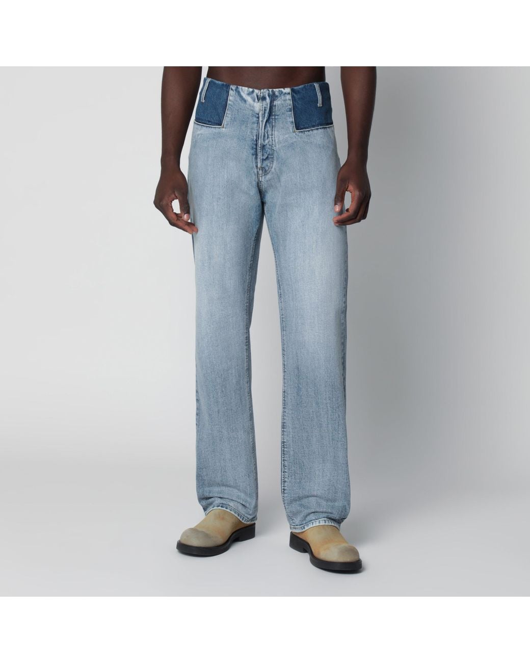 Jeans Patchwork di Maison Margiela in Blue da Uomo