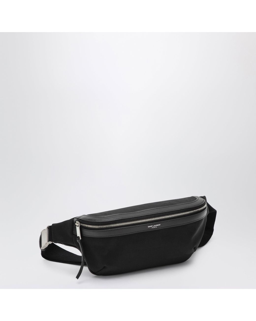 Saint Laurent Black Canvas Crossbody Bag for men