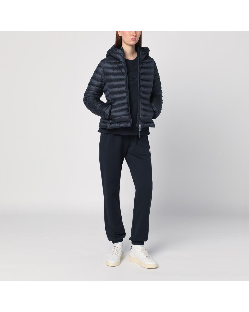 Moncler Short Down Jacket Ige in Blue | Lyst