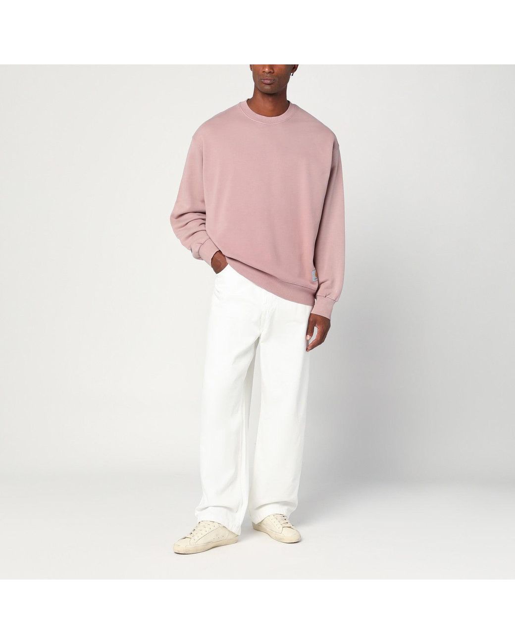 Carhartt Pink Hudson Sweatshirt for men