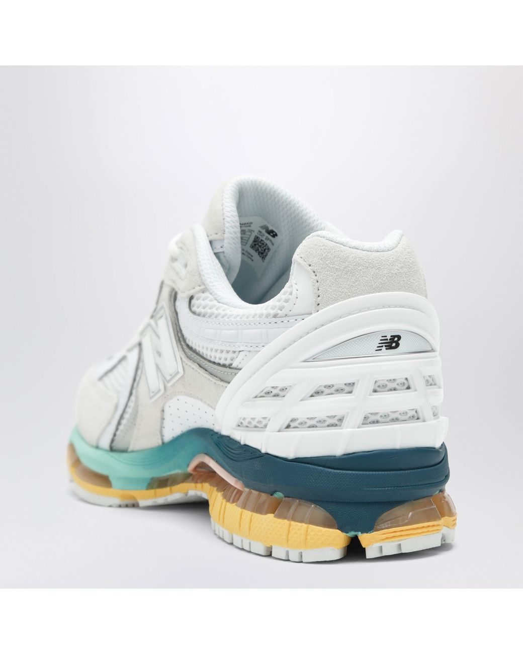 New Balance White And Mint 1954R Sneakers for men