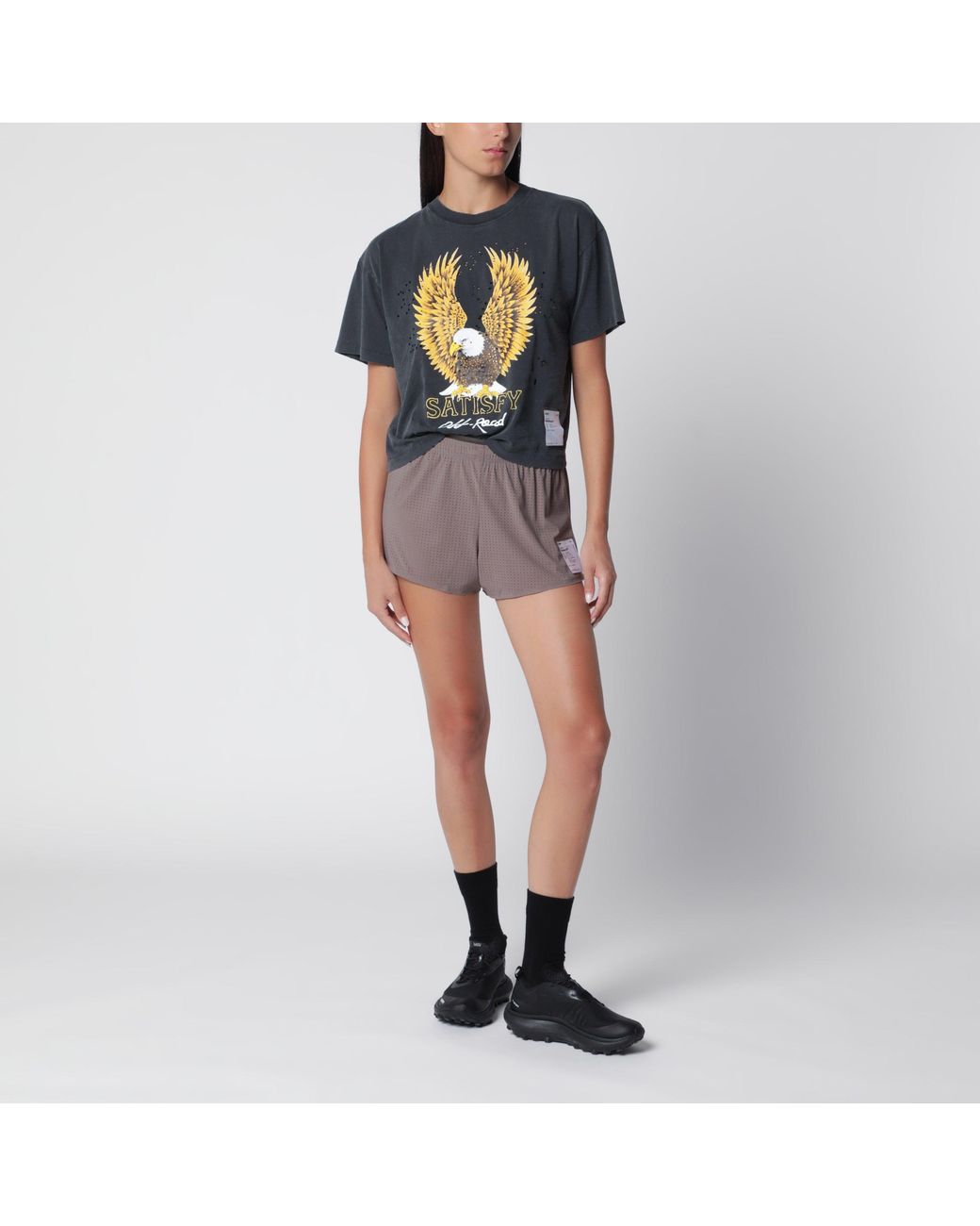 Satisfy Gray Mud Space-O 2.5" Shorts