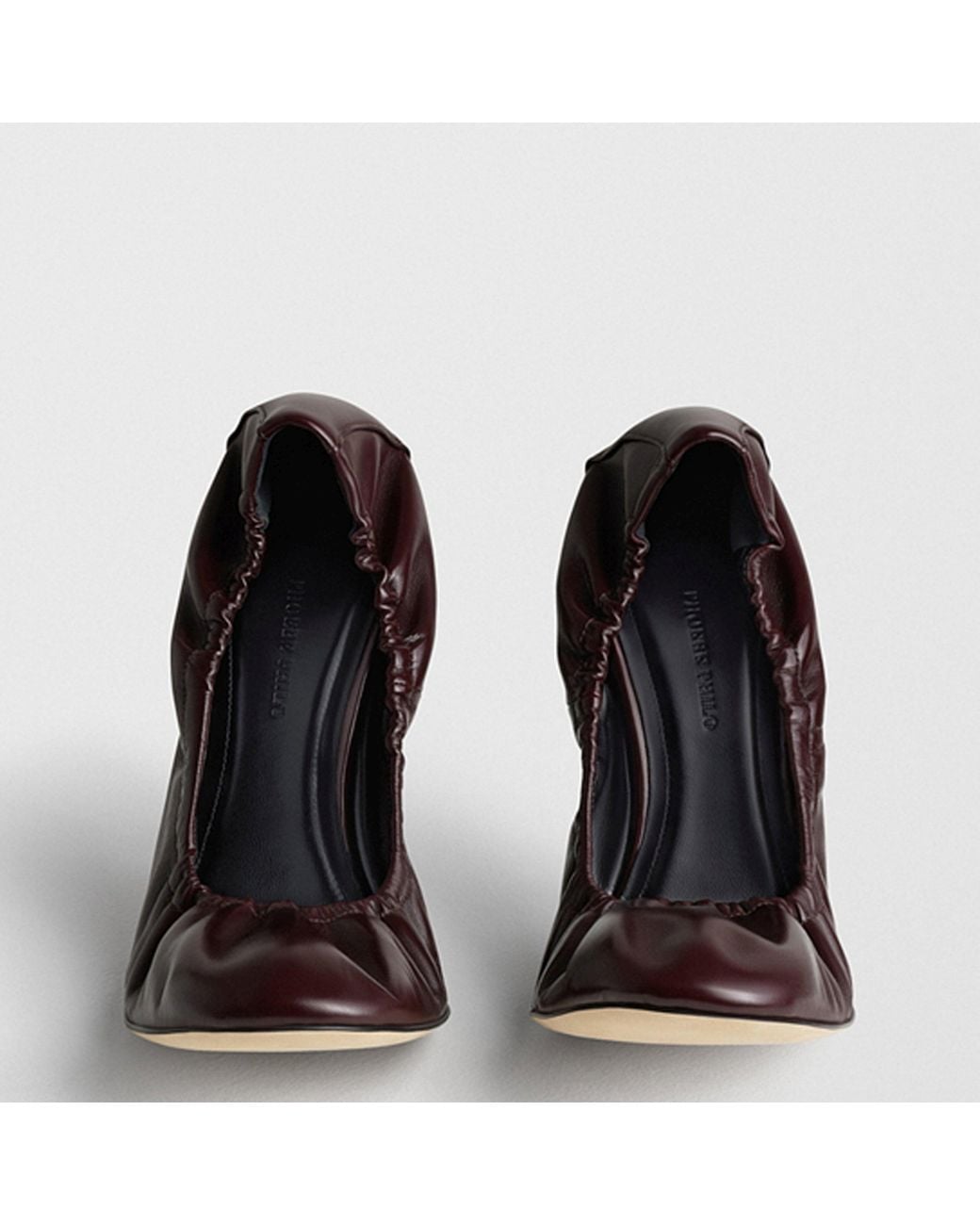 Phoebe Philo Brown Pucker 100 Pumps