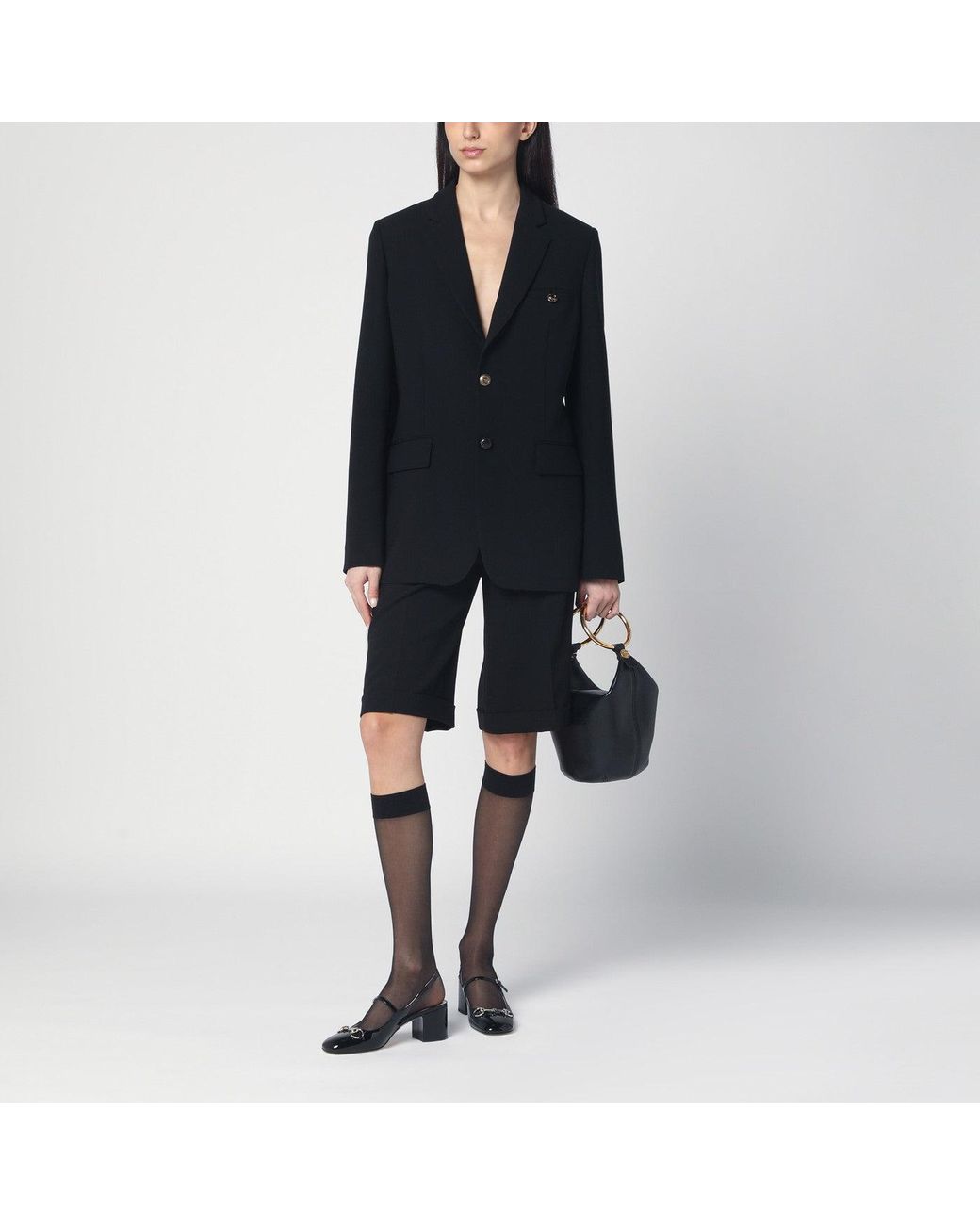 Moschino Black Single-breasted Jacket