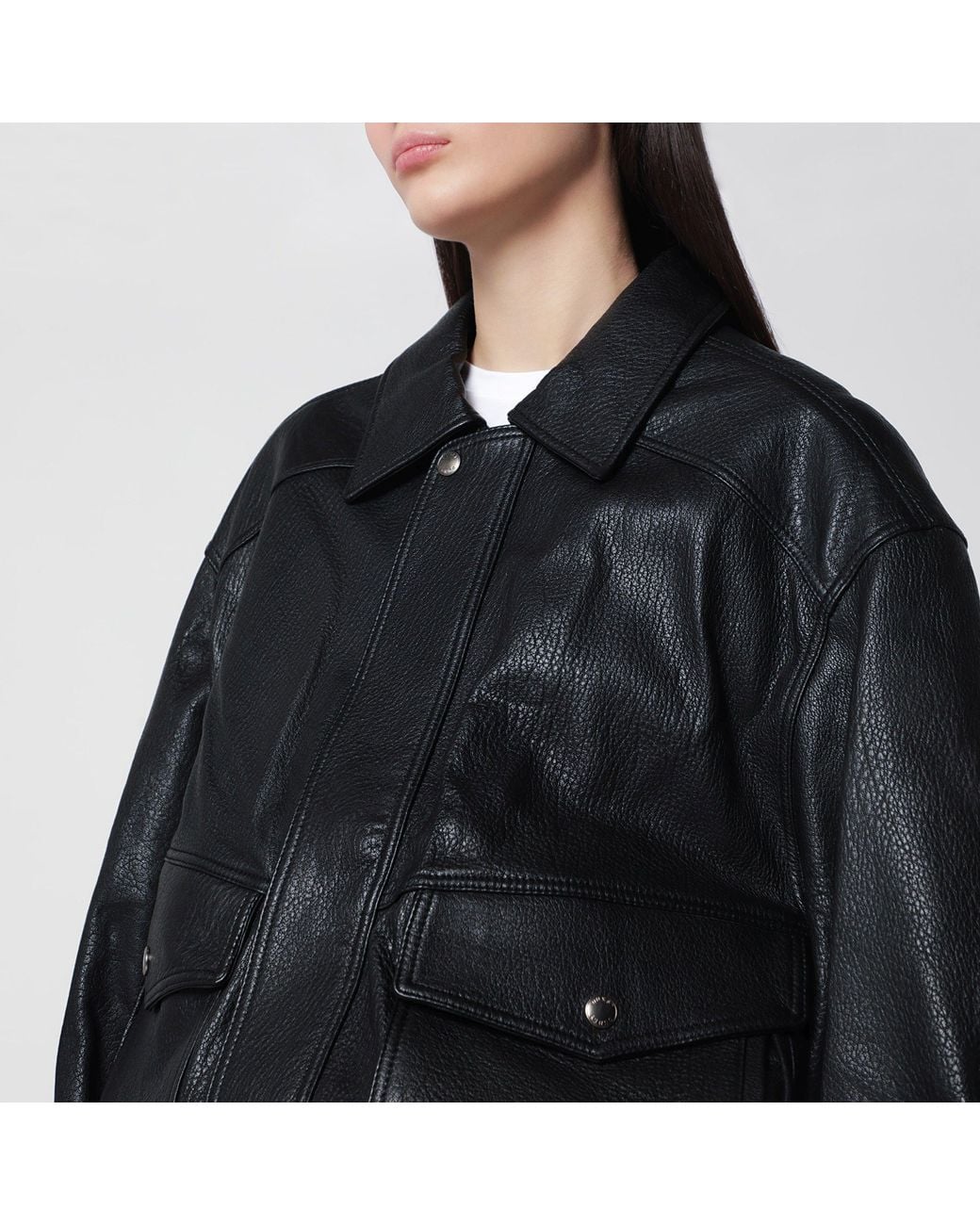 DUNST Black Oversized Blouson