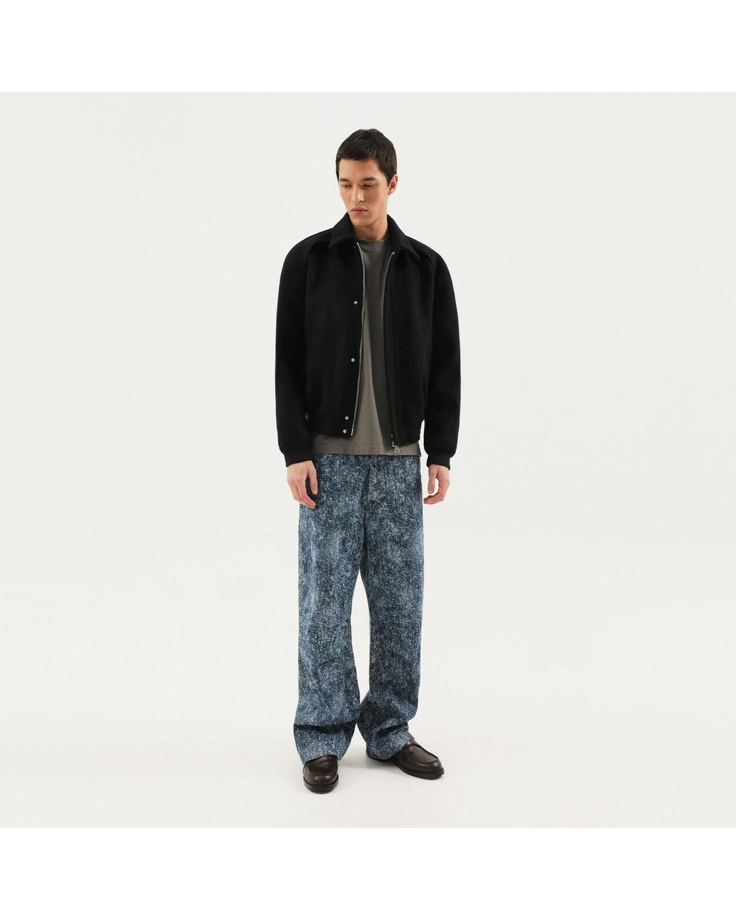 1989 STUDIO Black Magic Bomber for men