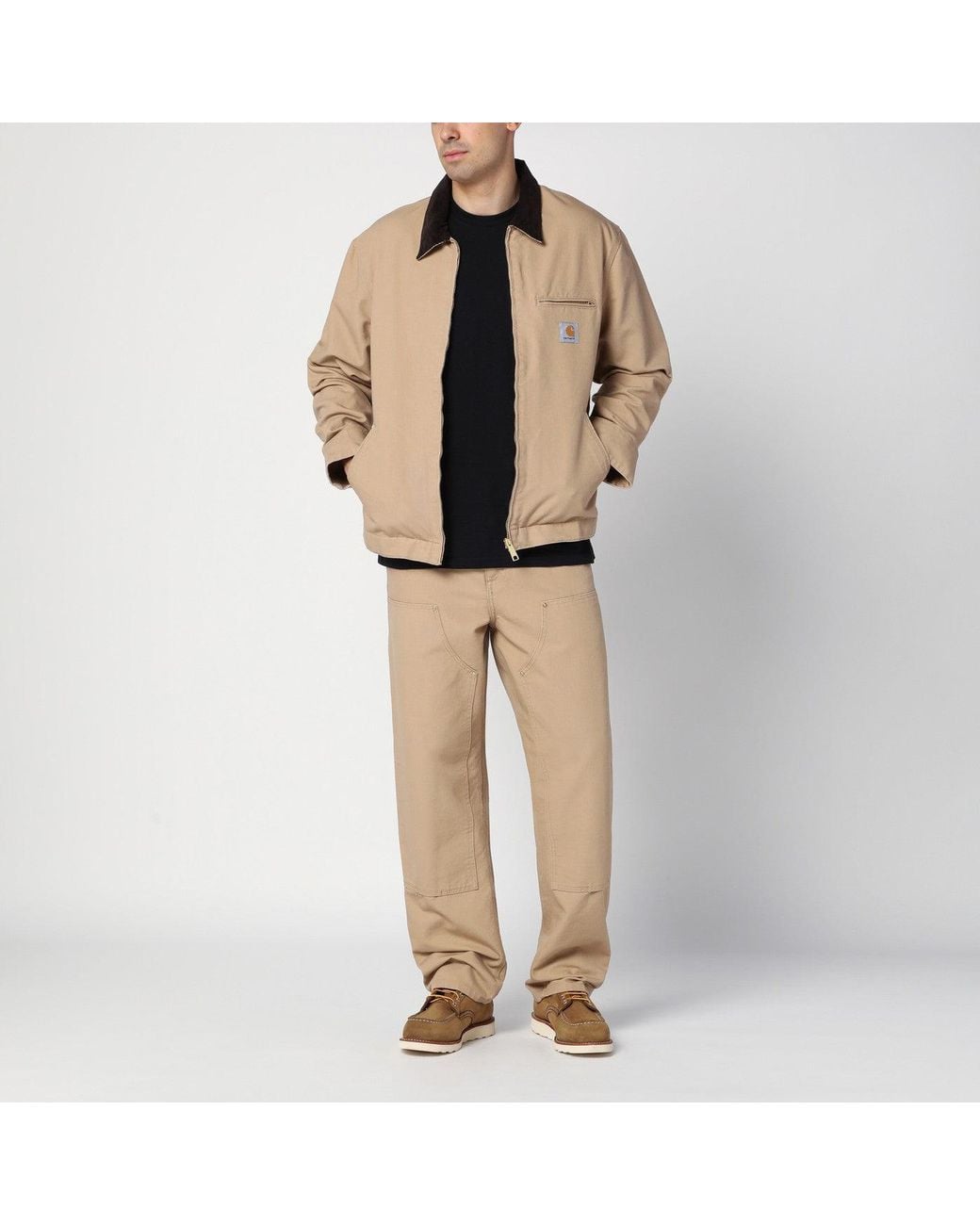 Carhartt Natural Dusty Rinsed Double Knee Pant for men
