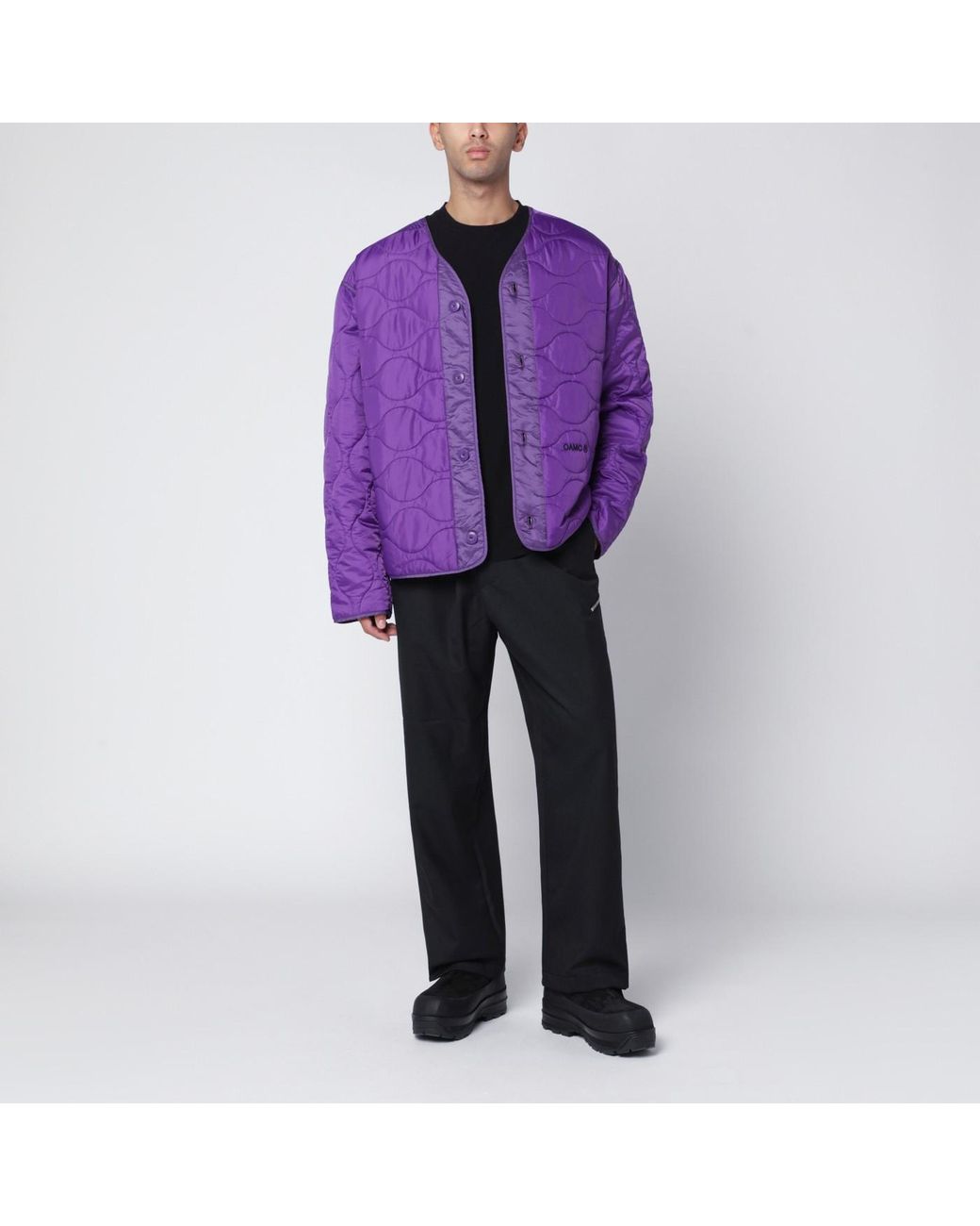 ジャケット・アウター OAMC x LOUVRE OMBRES COMBAT LINER Jacket 新品限定別注 OAMC × LOUVRE OMBRES LINER ルーブル キルティング