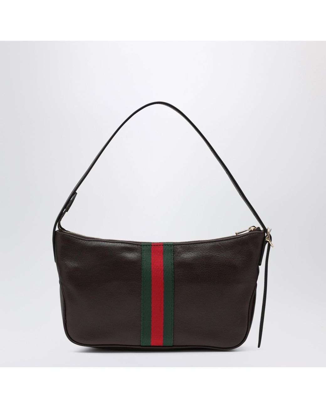 Gucci Black Small Lunetta Leather Bag for men