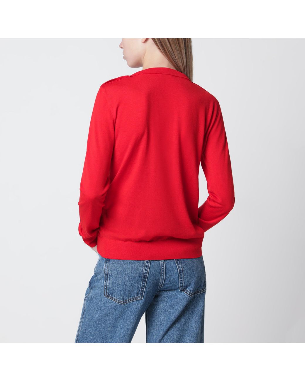 Loewe Red Light Merino Wool Sweater