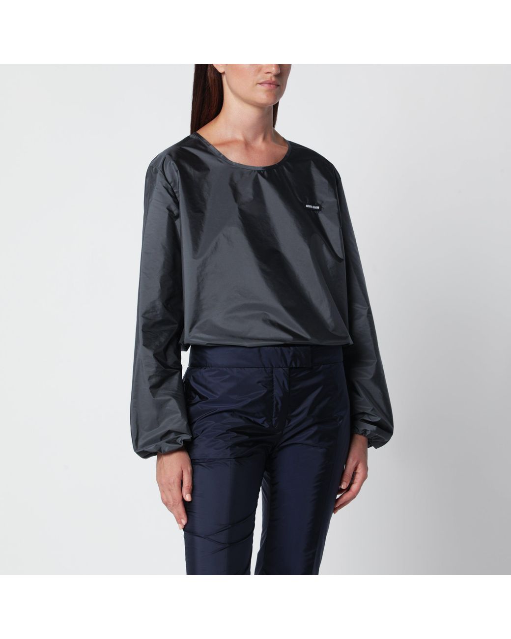 Miu Miu Black Hematite Blouse