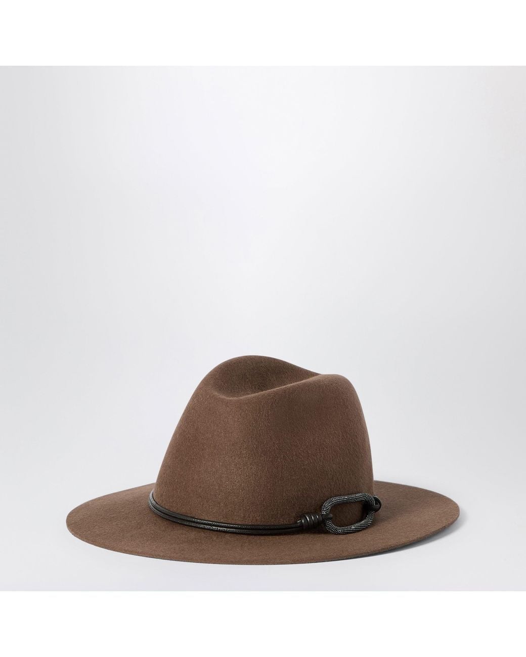 Fedora di Brunello Cucinelli in Brown