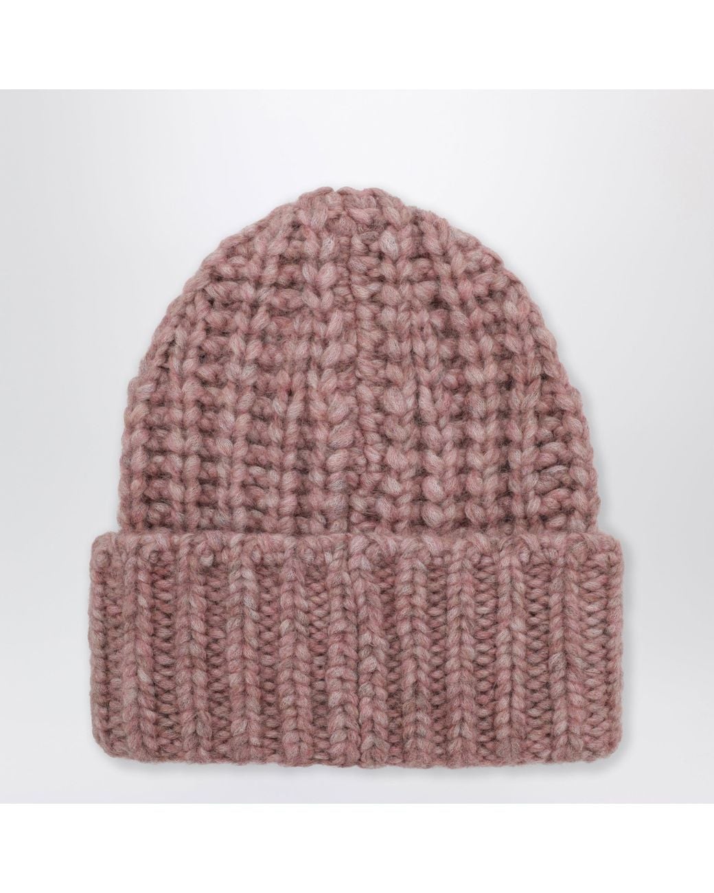 Moncler Red Cherry Ribbed Beanie
