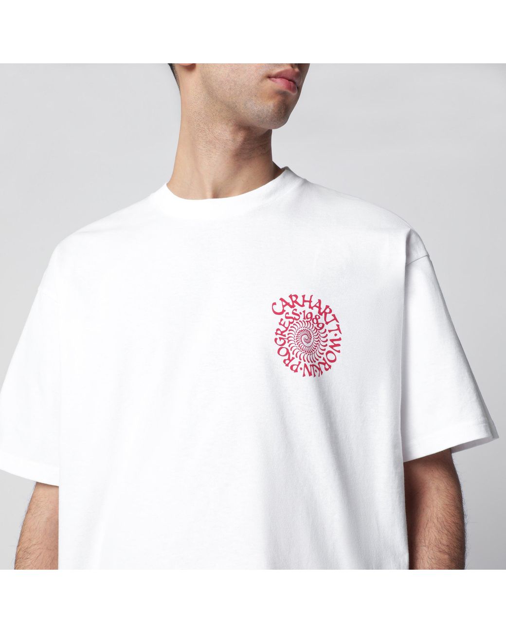 Carhartt White Spirals T-Shirt for men